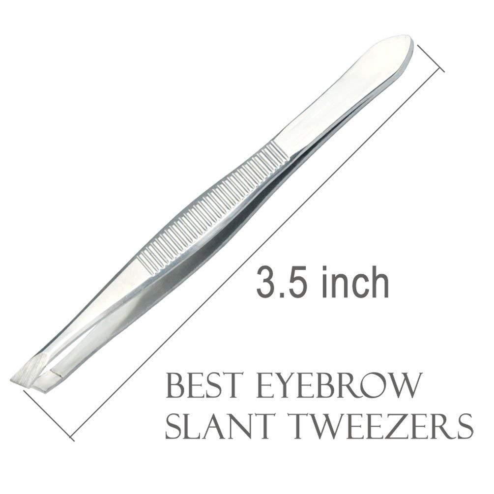china Plucker/Tweezer Flat Tip For Chin Hair 3 Pieces (Stainless steel)