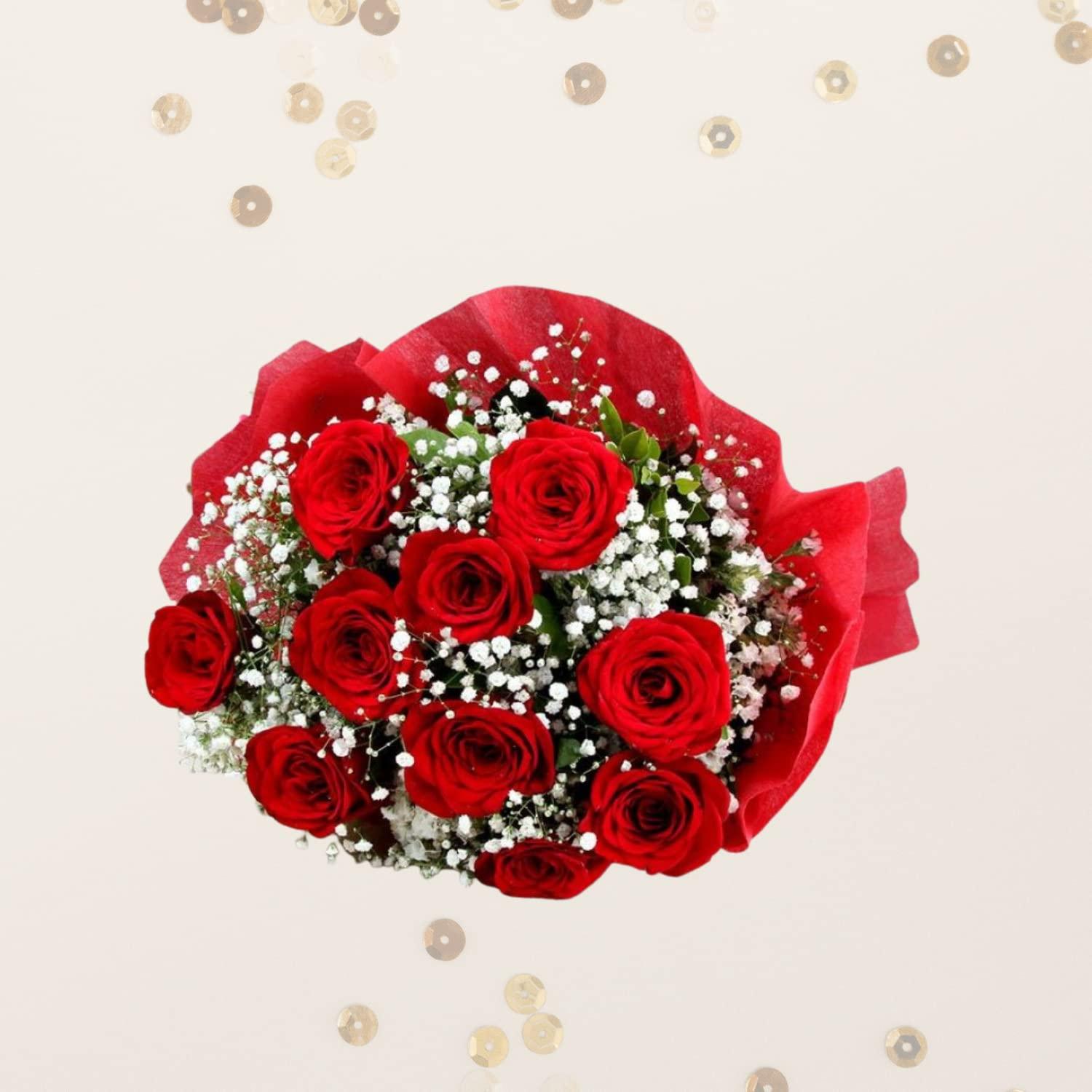 80 ROSE GARDEN 80RoseGarden | Cake for valentine Day | Gift For Someone Special, Lover | Fresh Fruit Cake 500 Grams | 01 Printed Mug | 01 Greeting Card | Next Day Delivery