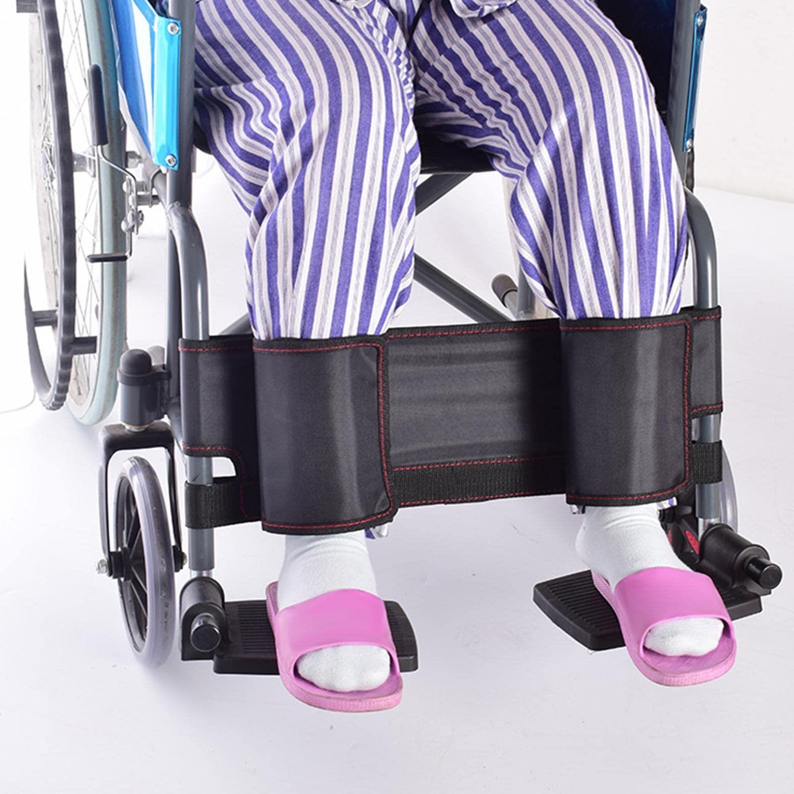 T.O.G. T.O.G. Wheelchair Footrest Leg Straps Restraint Foot Support Patients Elderly Black