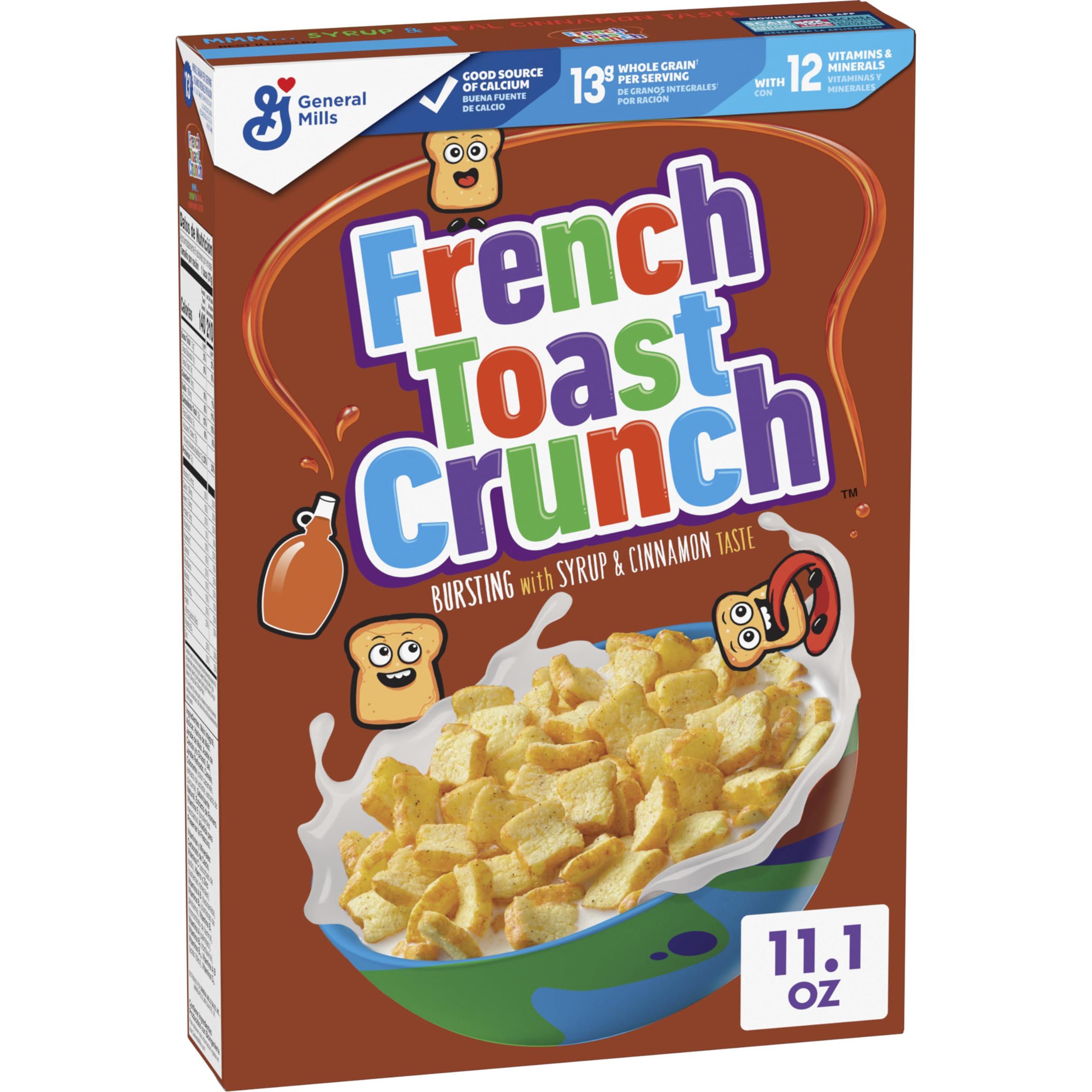 Cinnamon Toast Crunch General Mills French Toast Crunch Bursting with Syrup & Cinnamon Taste, 314