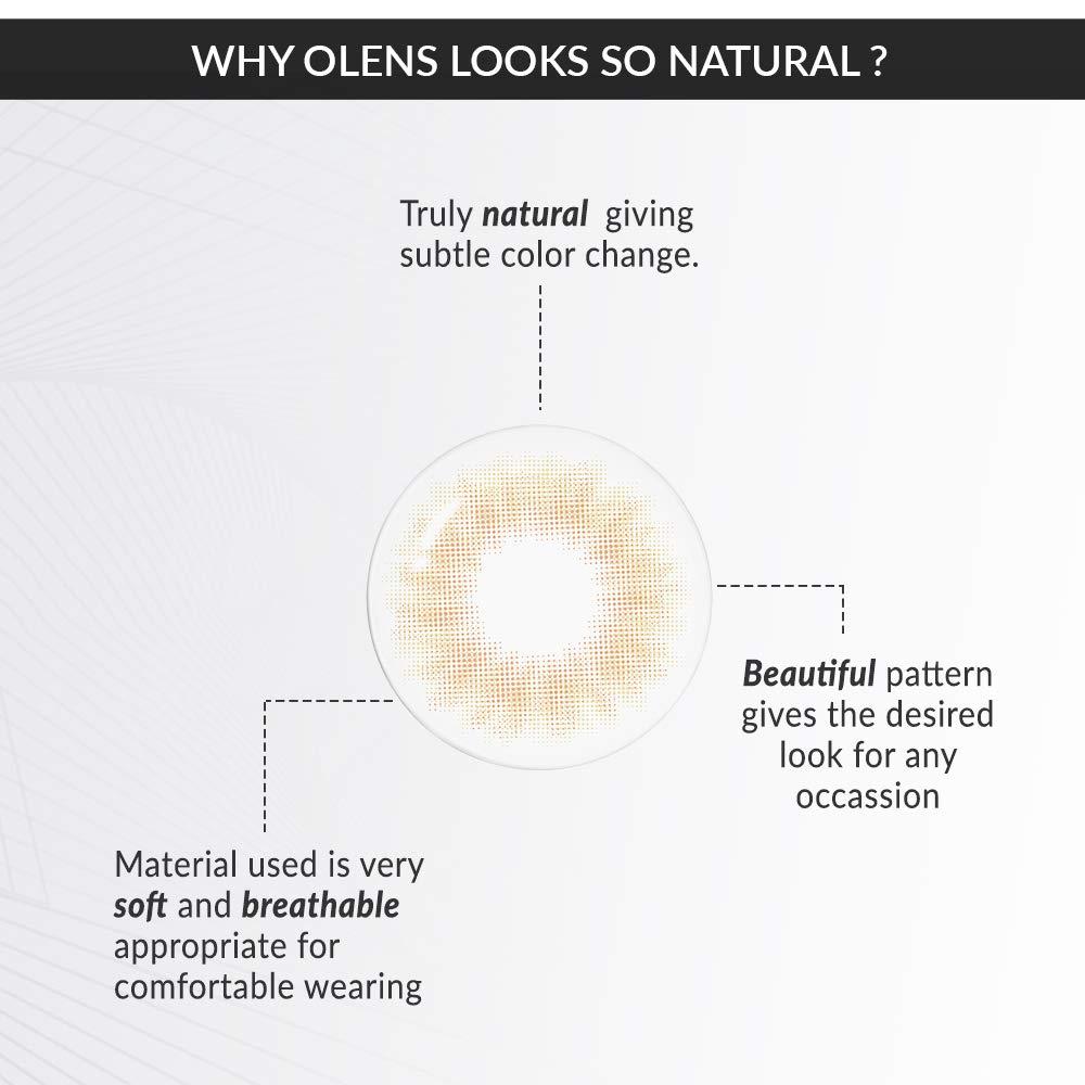 O-LENS O-LENS Spanish Real Brown - Coloured Contact Lens (Monthly Disposable, -2.75 / 2pcs / Real Brown), Natural Looking & Comfy Eye Color Lenses