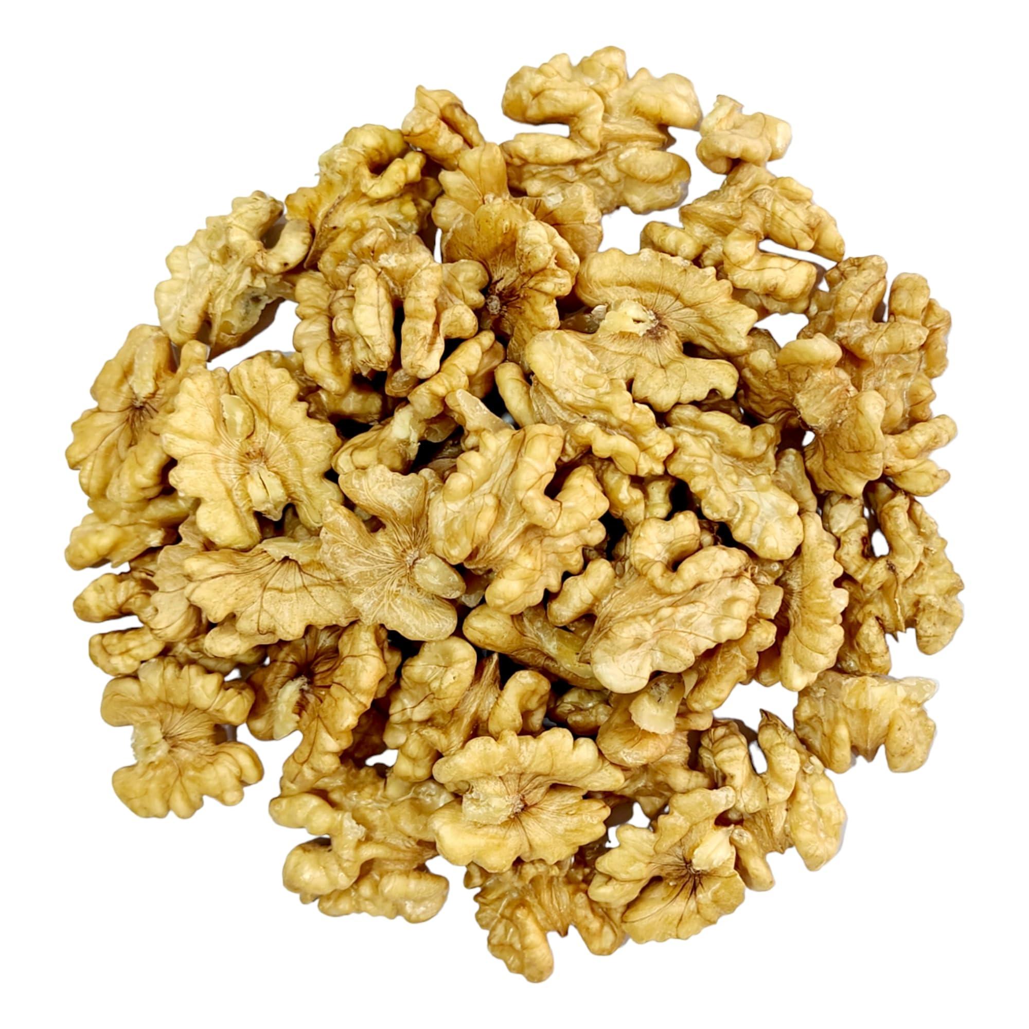 DRY FRUIT HUB Dry Fruit Hub Walnut Kernels 1kg New Crop Light Colour Grade 1, Akrot, Akhrot Without Shell, Acrot Kernels,Akrut, Akhrot Giri Pack Of 4 Each 250gm