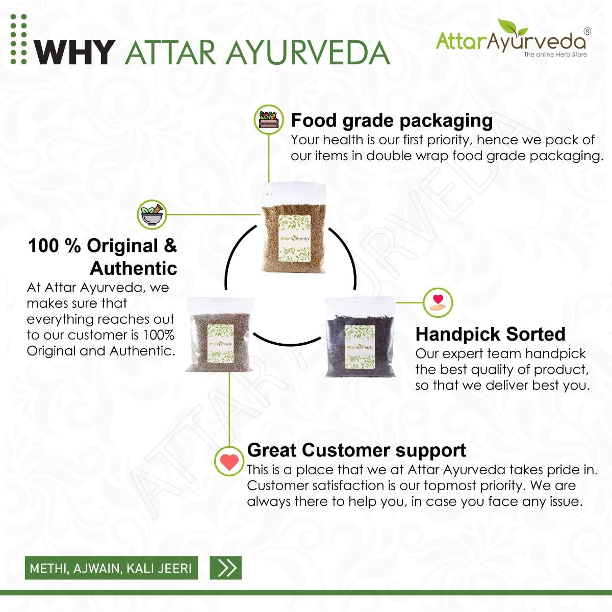 ATTAR AYURVEDA ATTAR AYURVEDA Methi, Ajwain, Kali Jeeri Seeds Combo Pack(400 Grams)