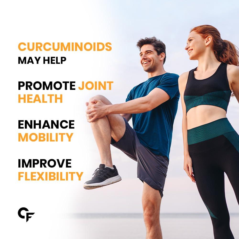 Carbamide Forte Carbamide Forte Curcumin Tablets with Piperine and 95% Curcuminoids | Anti inflammatory Supplement for Adults | With Curcuma Longa, Turmeric & Ginger Root extract | 60 Veg Tablets