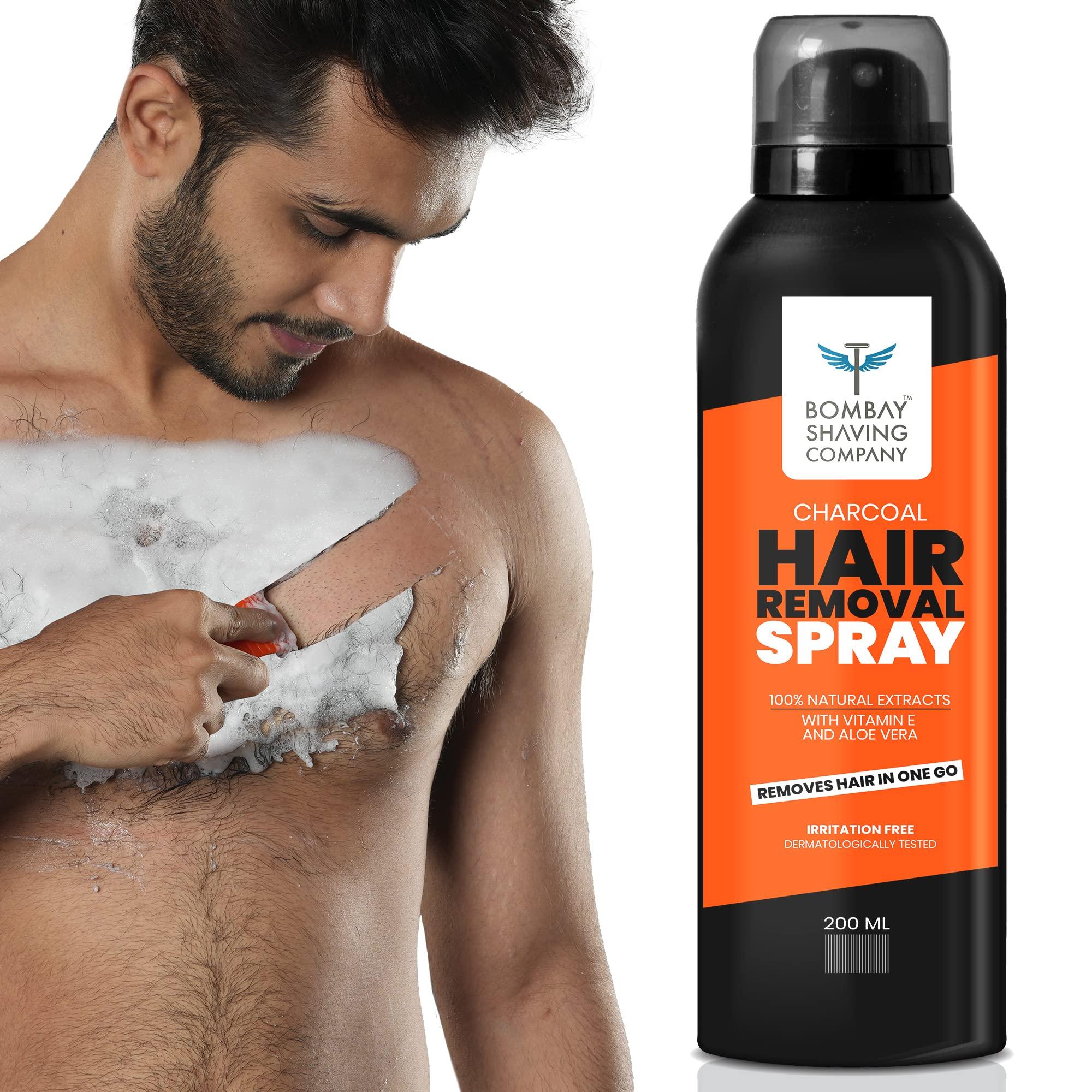 Bombay Shaving Company Bombay Shaving Company Hair Removal Spray for Men | Painless & Irritation Free Spray (200 ml) | For Chest, Arms, Underarms & Legs | Pleasant Smell |Hair Removal Cream Spray