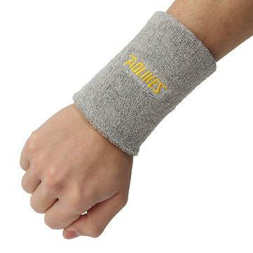 Generic Generic Light Grey Latex Elasticity Breathable Wrist Support Brace Sports Protection