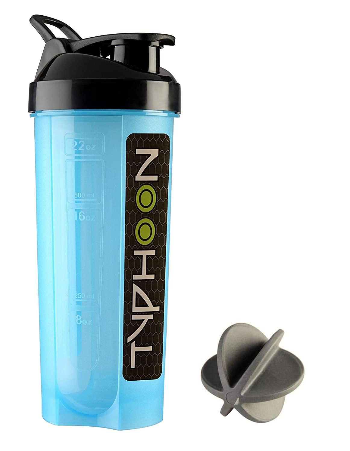 HAANS HAANS Typhoon Protein Gym Shaker Bottle 700 ml (Blue)