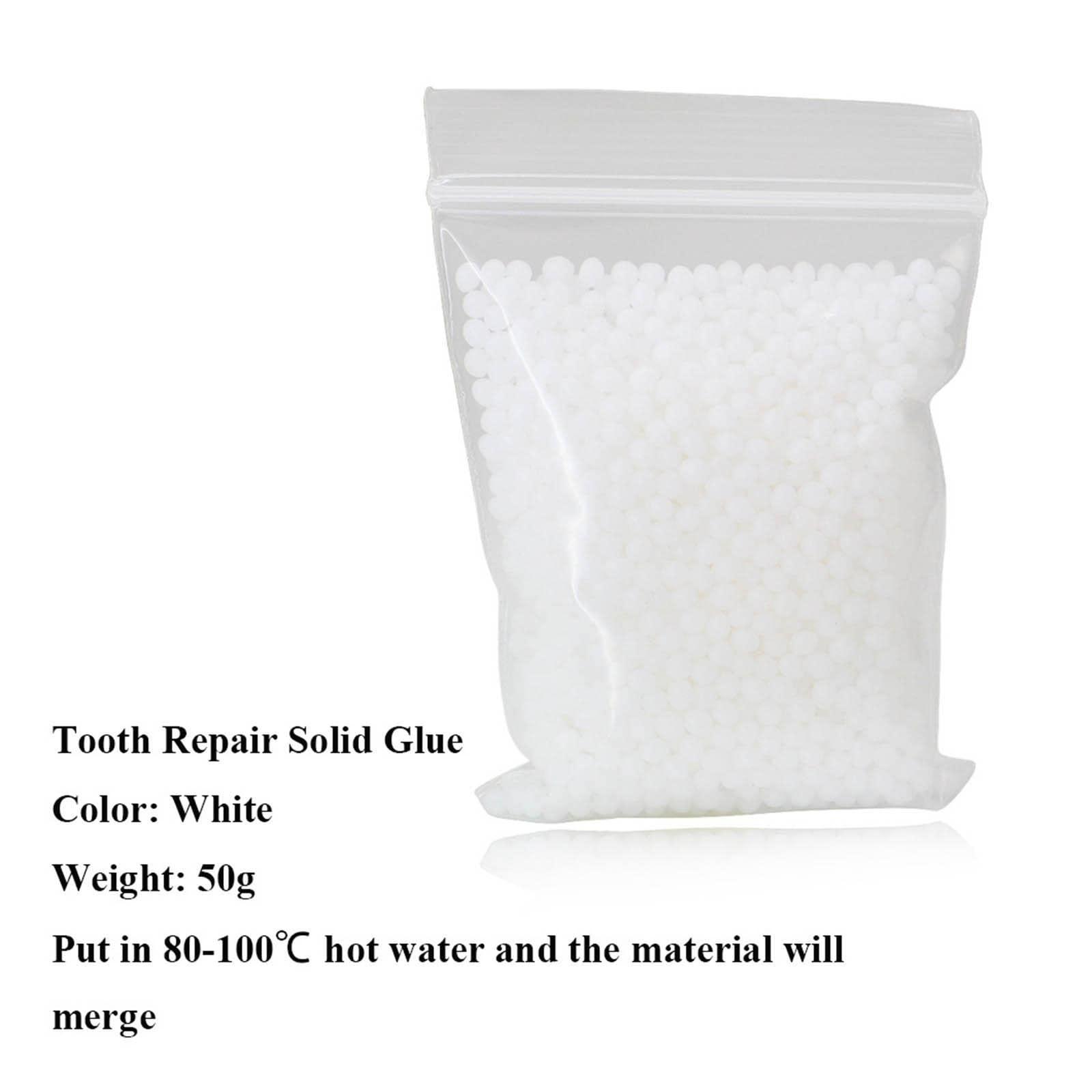 ATORSE ATORSE 50G Temporary Tooth Repair Kit Denture Moldable Fake Teeth Veneer White