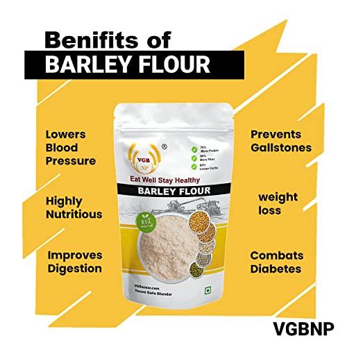 VGBNP VGBNP 100% Natural & original Barley Flour (Joo ka Atta) Jau Flour, Java Powder (Jao Flour, Jaw aata, Yavam Powder) Healty Grains Fibre Rich/immunity builder Baarly seeds Flour - 5kg