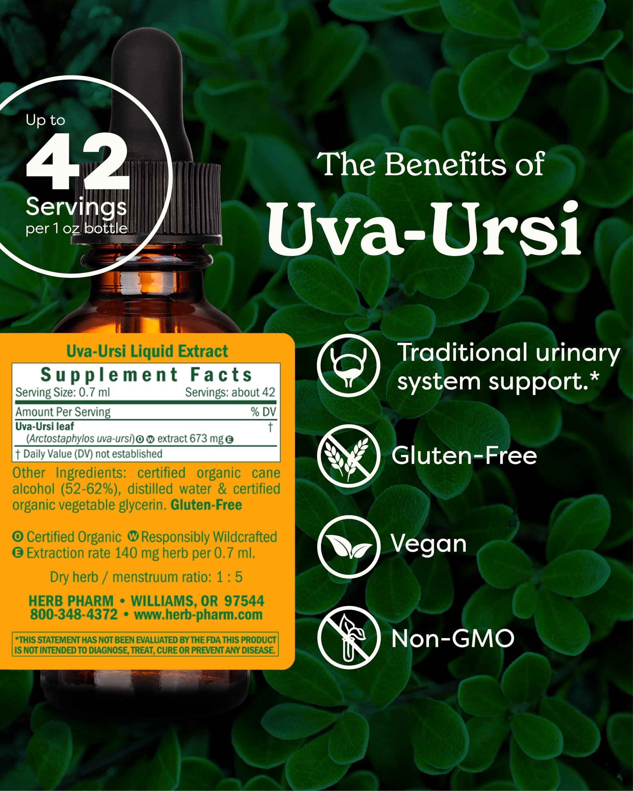 Herb Pharm Herb Pharm Uva Ursi Extract for Urinary System Support - 1 Ounce