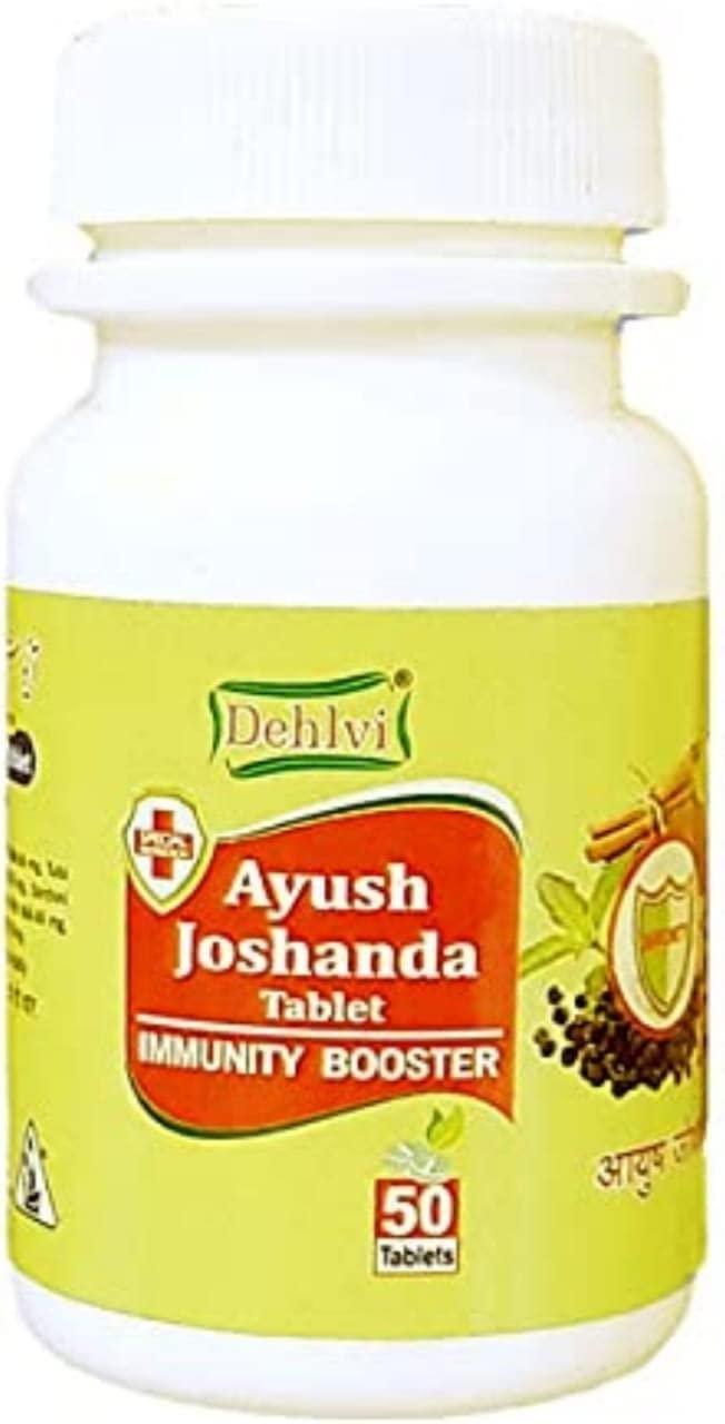 Dehlvi Remedies DEHLVI REMEDIES AYUSH JOSHANDA TABLET (50 TABS) COMES WITH SHANDAAR ROSE WATER