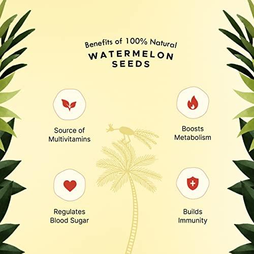 pind BACK TO THE ROOTS pind Watermelon Seeds and Raw Pumpkin Seeds Loaded with Protein and Fibre (500 GM) Mixed Seeds (500 g, Pack of 2)