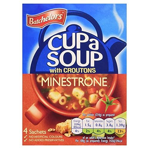 Batchelor's Batchelor's Cup A Soup with Croutons 4 Sachets - Minestrone- 2 Pack, 2 x 94 g