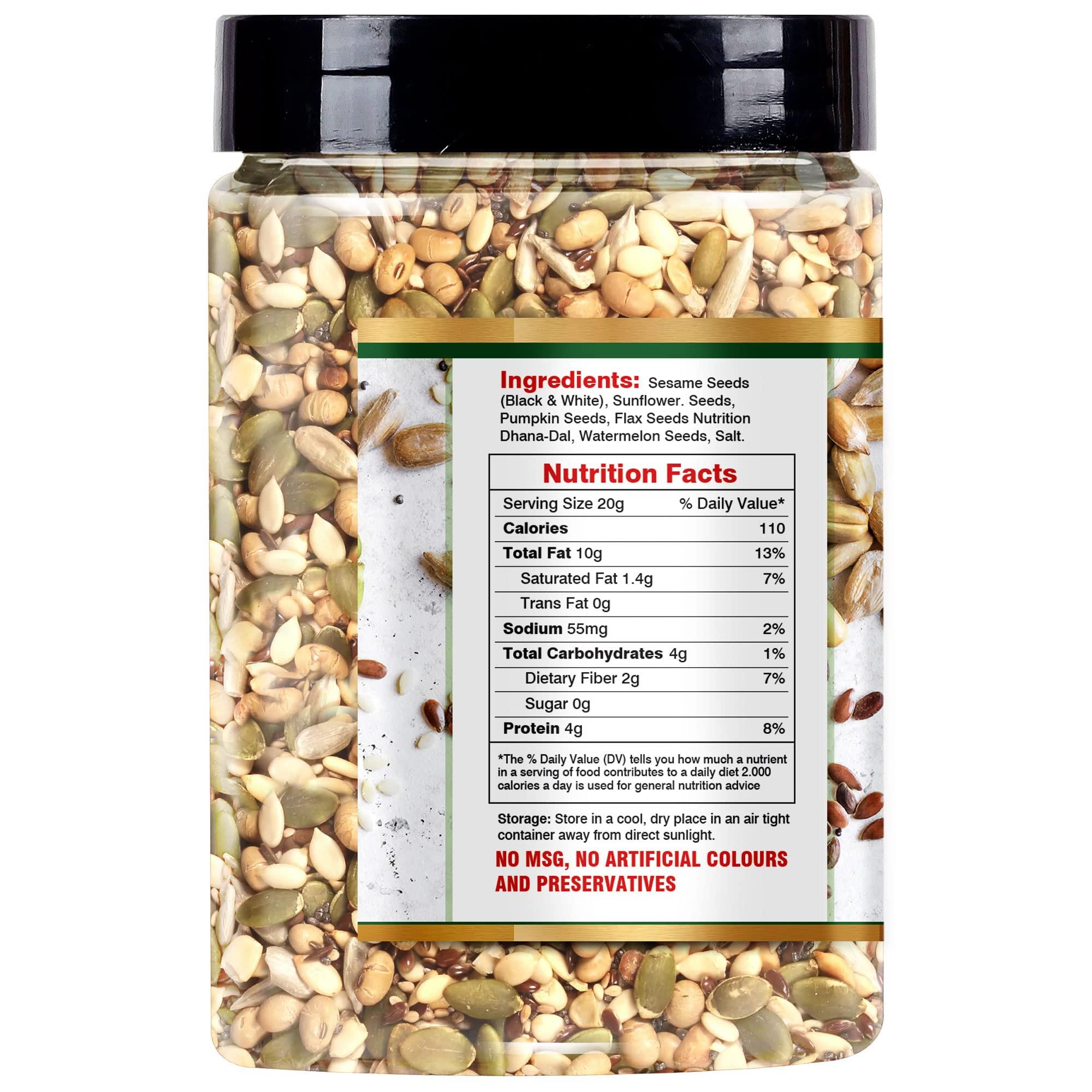 Generic EXCELLENT FOODS - 7 in 1 Super Seed Mix | Protein Boost Trail Mix 1Kg