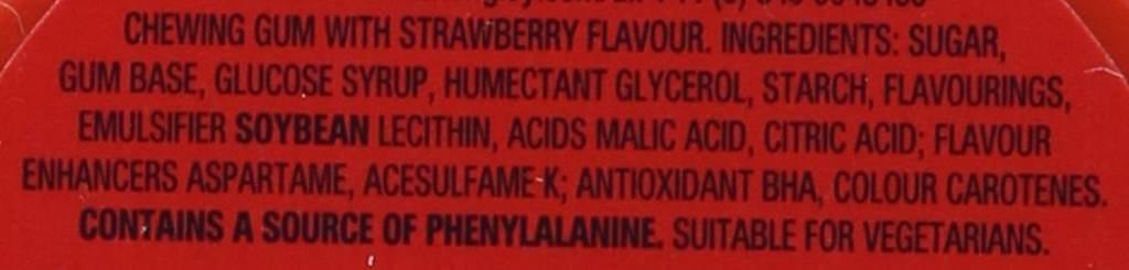 Wrigley's Wrigley's Hubba Bubba Snappy Strawberry Mega Long Chewing Gum, 3 x 56 g