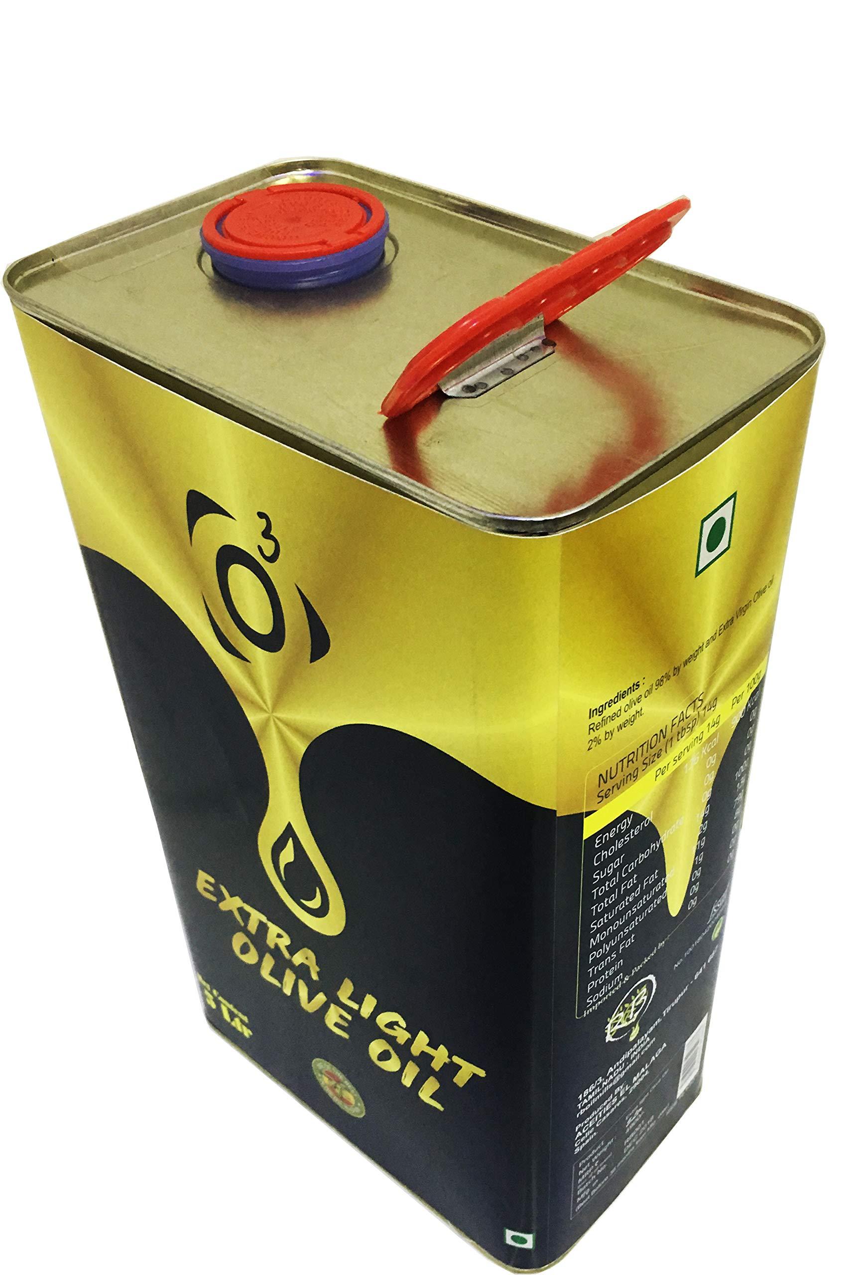 ONE AND ONLY OLIVE ONE AND ONLY OLIVE O3 Extra Light Olive Oil -5 Ltr