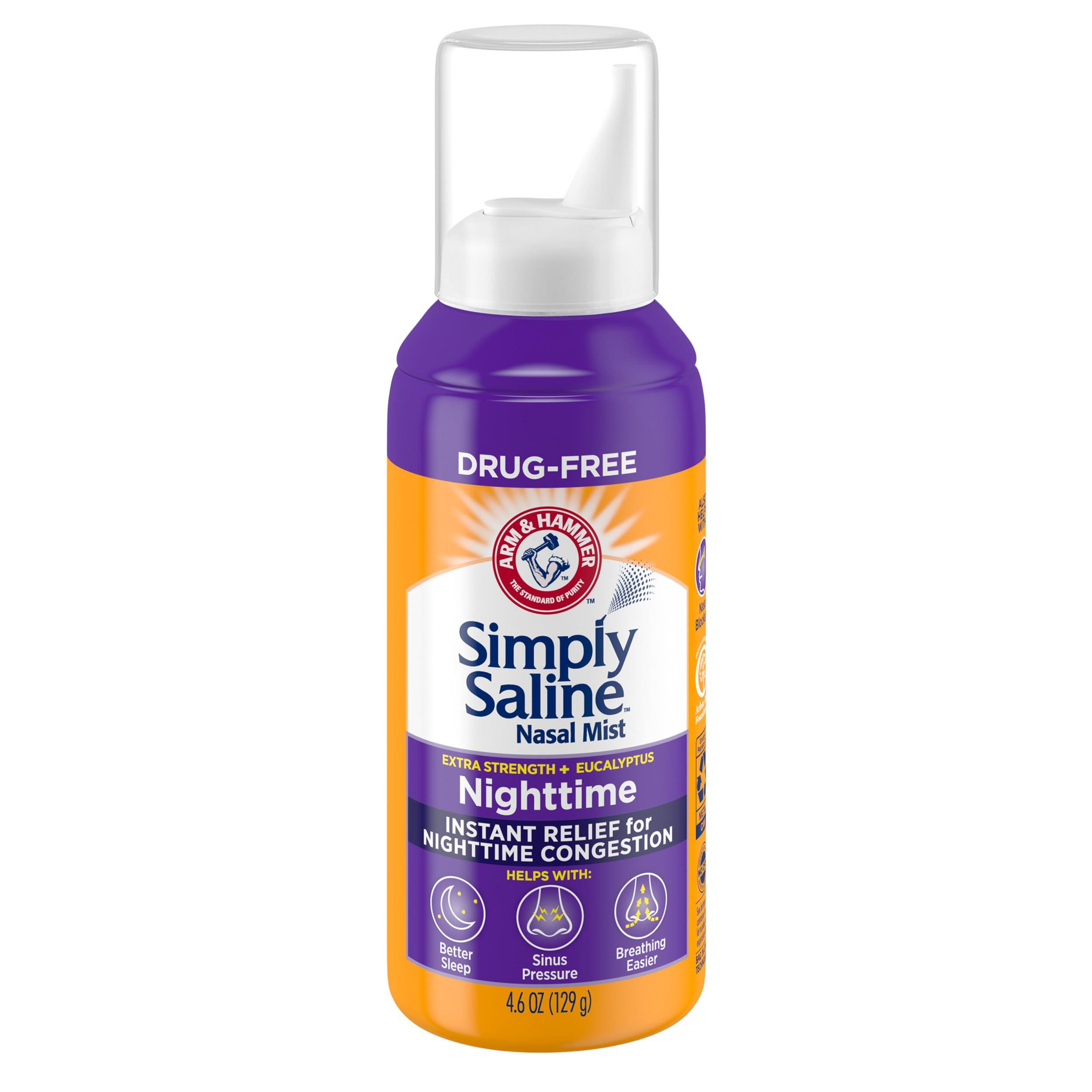 Arm & Hammer Simply Saline Plus Extra Strength Nighttime Formula Nasal Mist