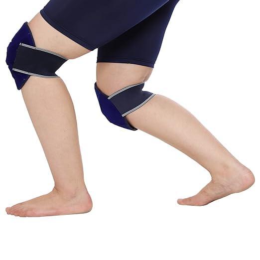 ACUWORLD ACUWORLD Magnetic Health Care Knee Cap For Pain Relief Knee/Calf And Thigh Support Fitness Belt/Knee Support Belt Magnetic Knee Cap (Pack of 2)