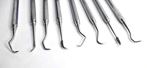 PYRAX PYRAX® API Perio Hand Scaler Set of 8, API Dental Hand Scaler Set