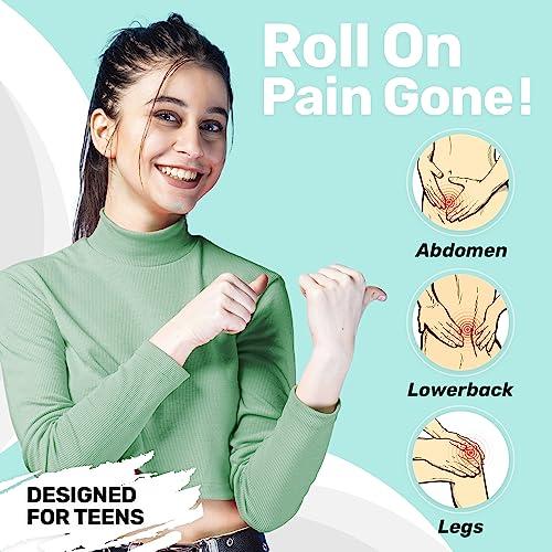 MISS TAKE MISS TAKE Teen Period Cramp Relief Roll On | Product for Period Pain Relief | Pure And Natural Pain Reliever, Say No to Machine, Patches, Oil & Device - 50 ML