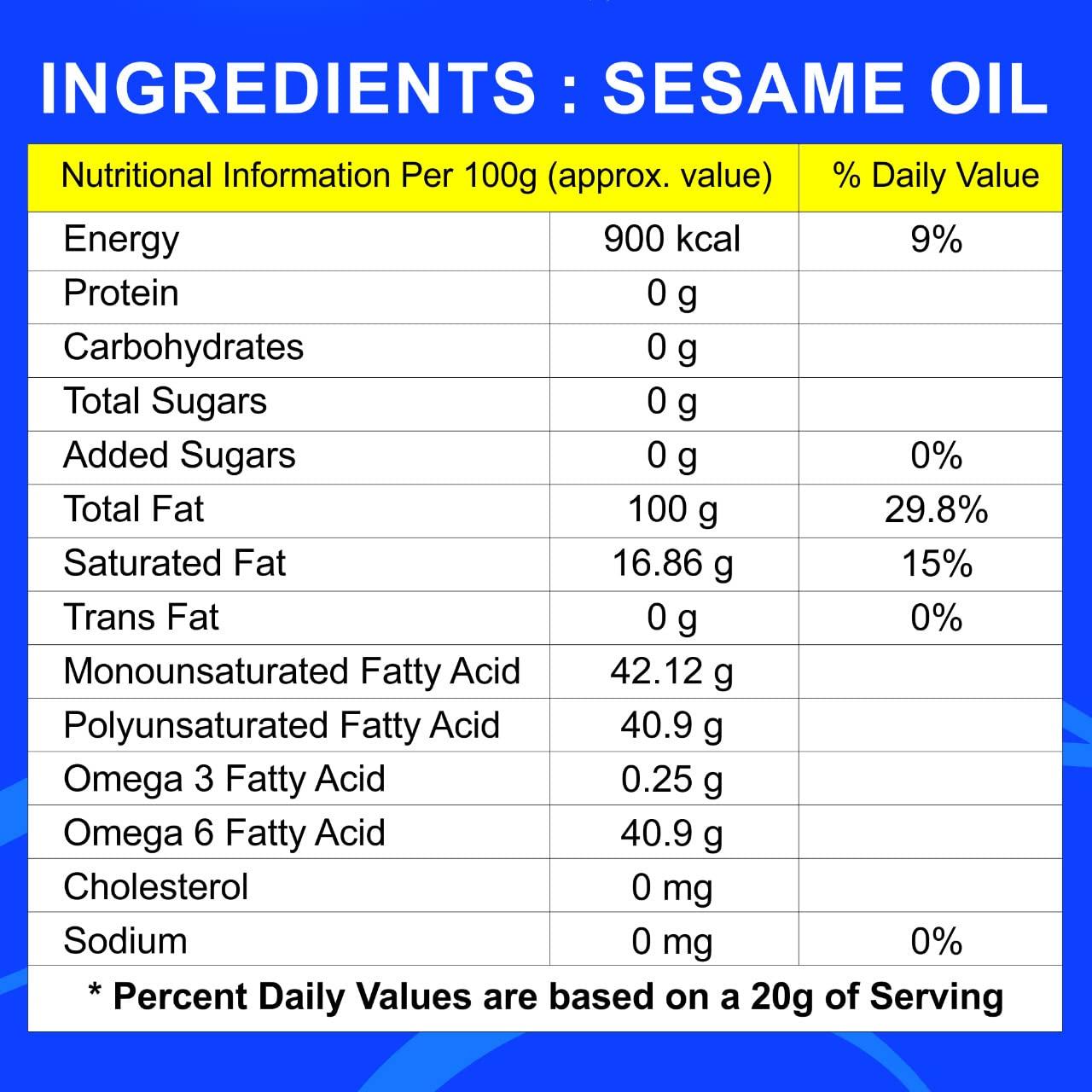 Idhayam Idhayam Sesame Oil, 100% Pure and Fresh, Sesame Oil With a Good Source of Natural Nutrients, Traditional Gingelly Oil (5 Litre)
