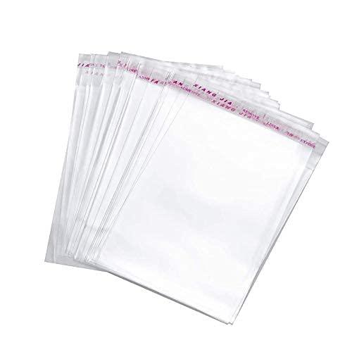 Generic CEN Self Adhesive Transparent Plastic/Polythene Pouch Bags Covers ( 75 Pouches ) | Reusable/Resealable Multipurpose Pouches for Jewelry, Packing, Storage (3 X 4 Inches)
