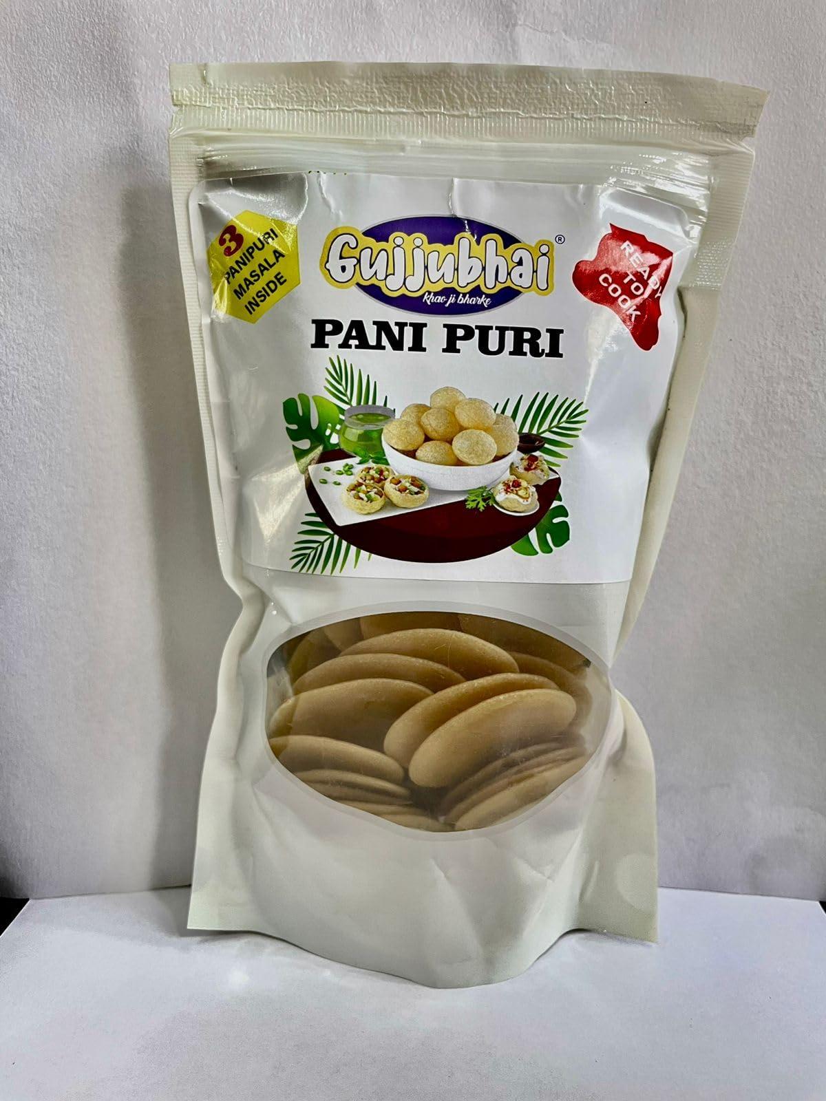 Gujjubhai Pani Puri- Ready to cook, Indian Street food at Home(200g)