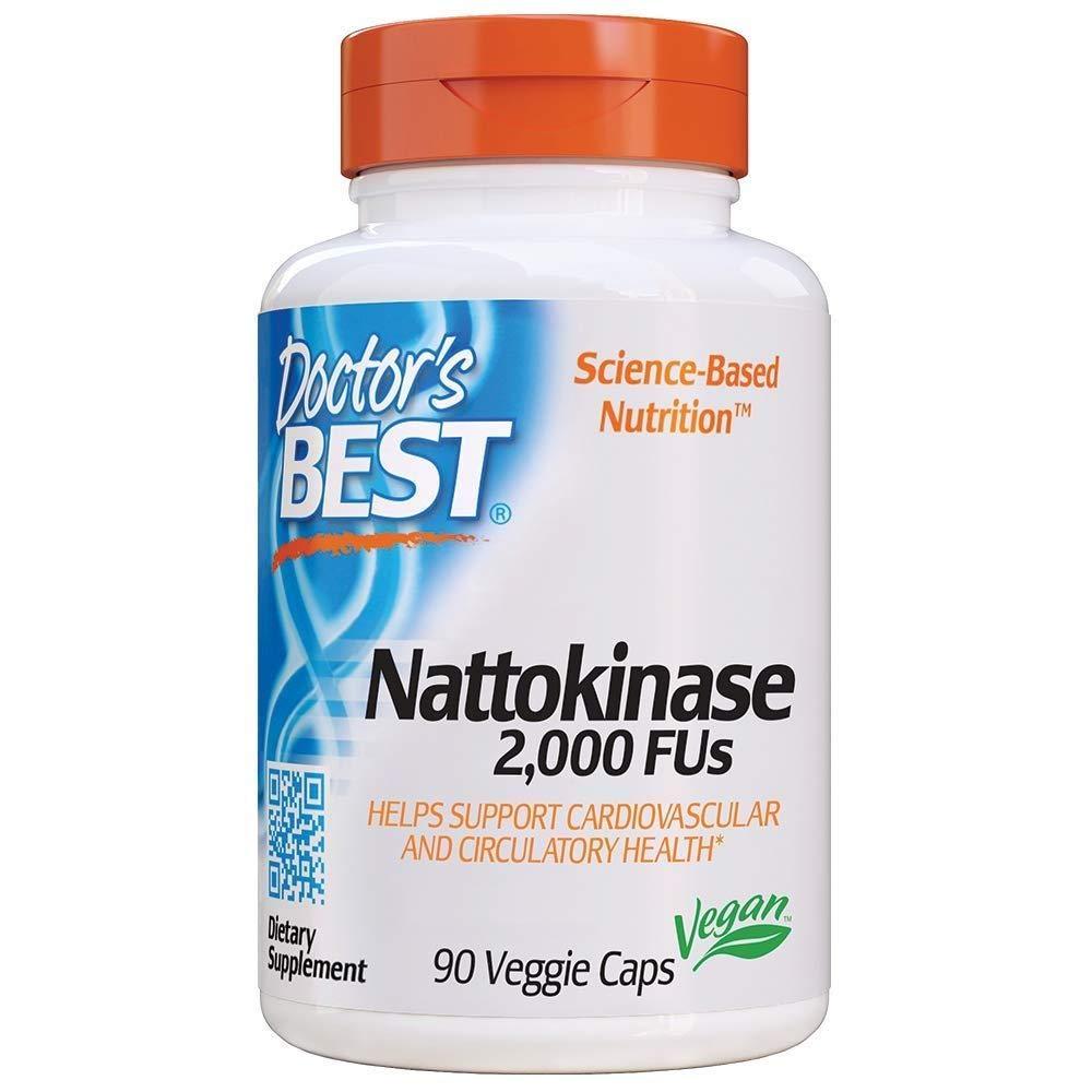Doctor's BEST Doctor's Best Nattokinase 2,000 Fus 90 Veggie Caps