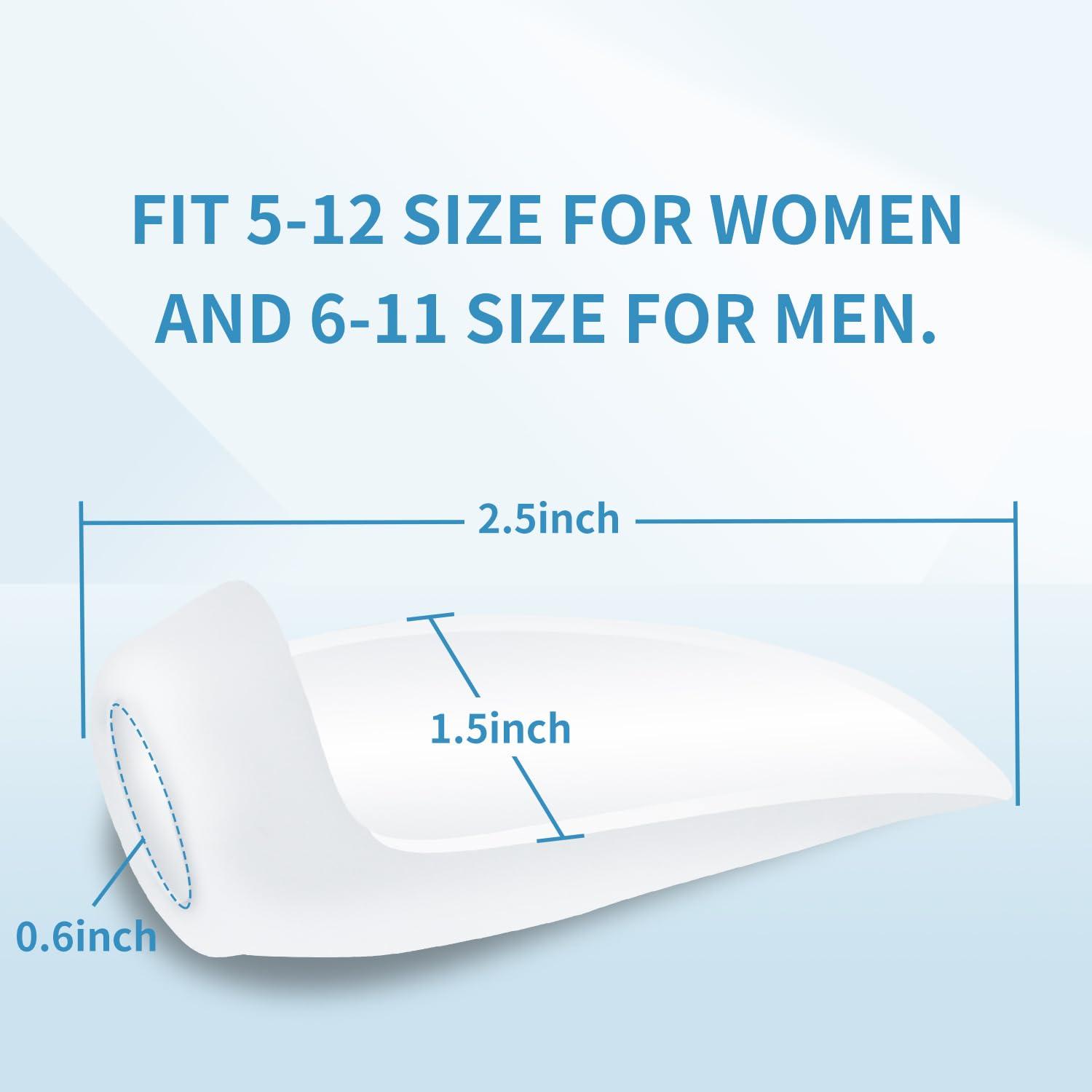 Zinyakon Zinyakon Gel Bunion Pads and Protectors, 12 Packs of Bunion Guards for Big Toe Cushion, Bunion Shields for Bunion Pain Relief, Reduce Bunion Pain from Rubbing