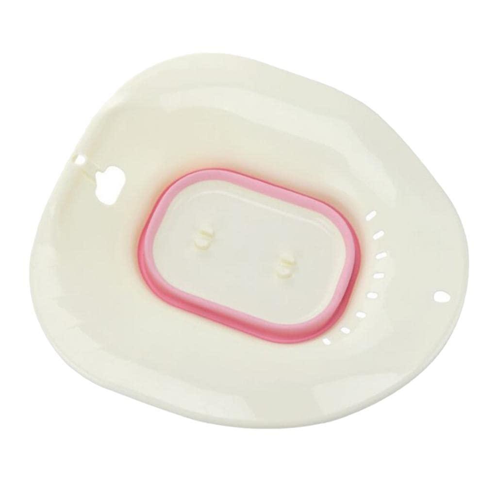 ATORSE ATORSE Foldable Plastic Sitz Bath Tubs Perineal Hemorrhoidal Soak Pain Relief Pink