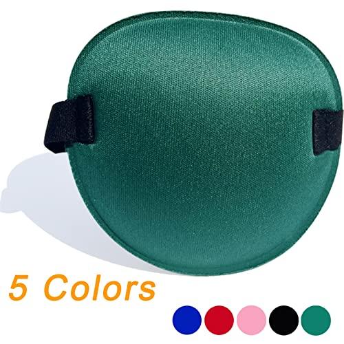 Vandorla 5PCS Eye Patch, Super Soft Eye Patches, Adjustable Medical Eye Patch for Adults and Kids, Amblyopia Lazy Eye Patches for Left or Right Eyes, 5 Colors