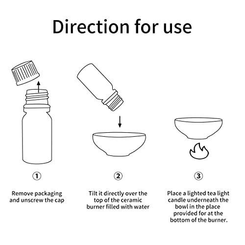 MINISO MINISO Essential Oil Set,Aroma Diffuser Oil 10ml,Set of 4(Fabulous Day Series)