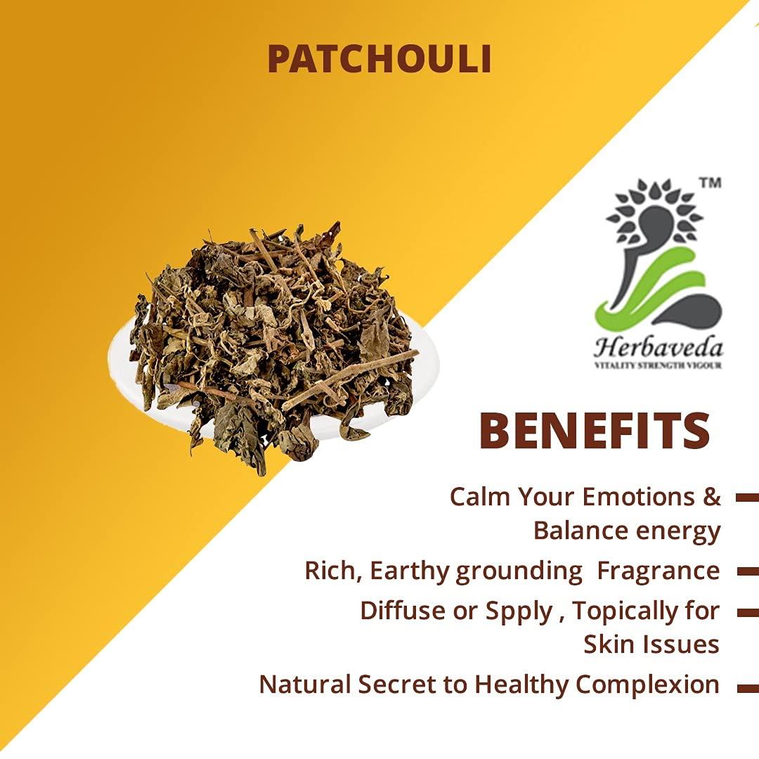 LEANBEING Herbaveda- Patchouli leaves dried 400g (200g*2) | Good For Skin