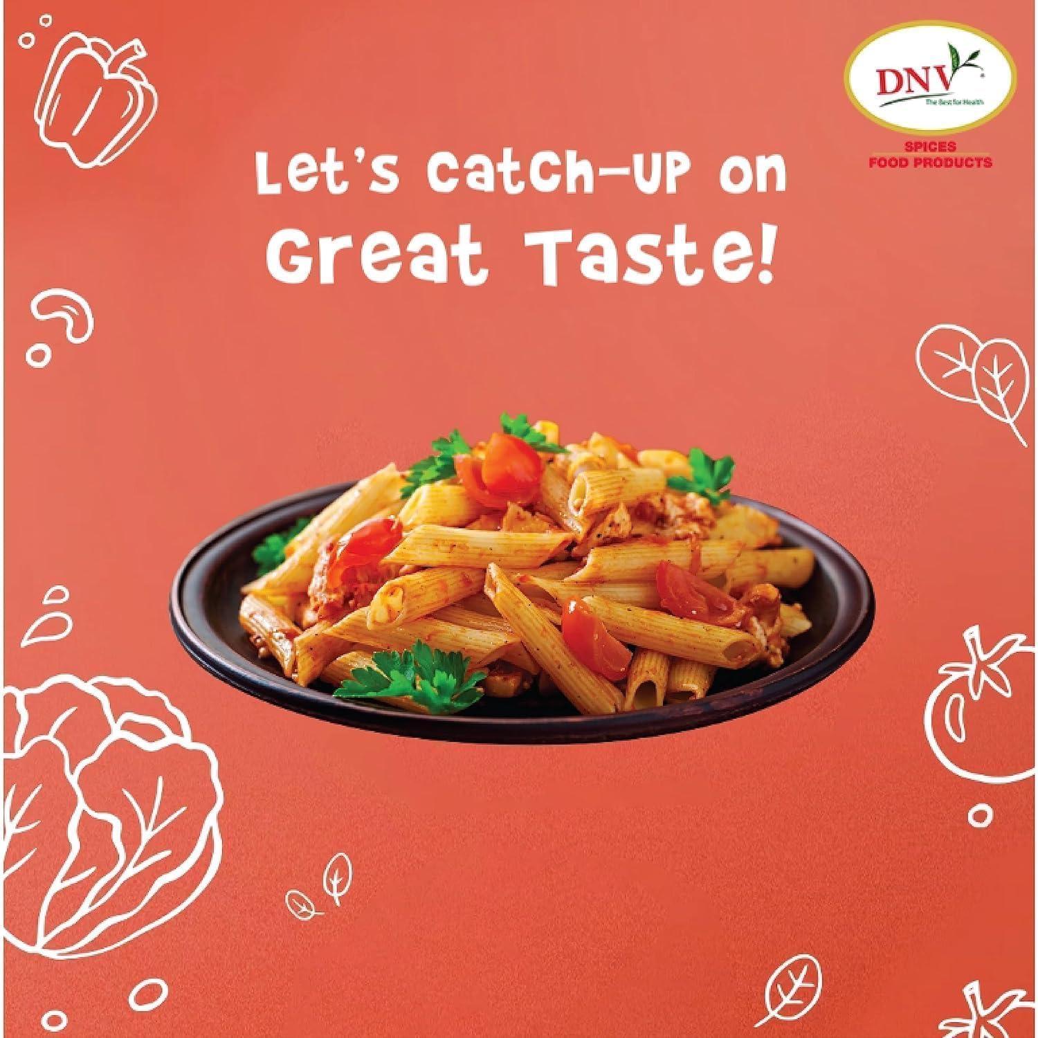 DNV DNV - Spicy Red Chilli Sauce and Tomato Ketchup Sauce Combo Pack of 400gm (200g x 2)