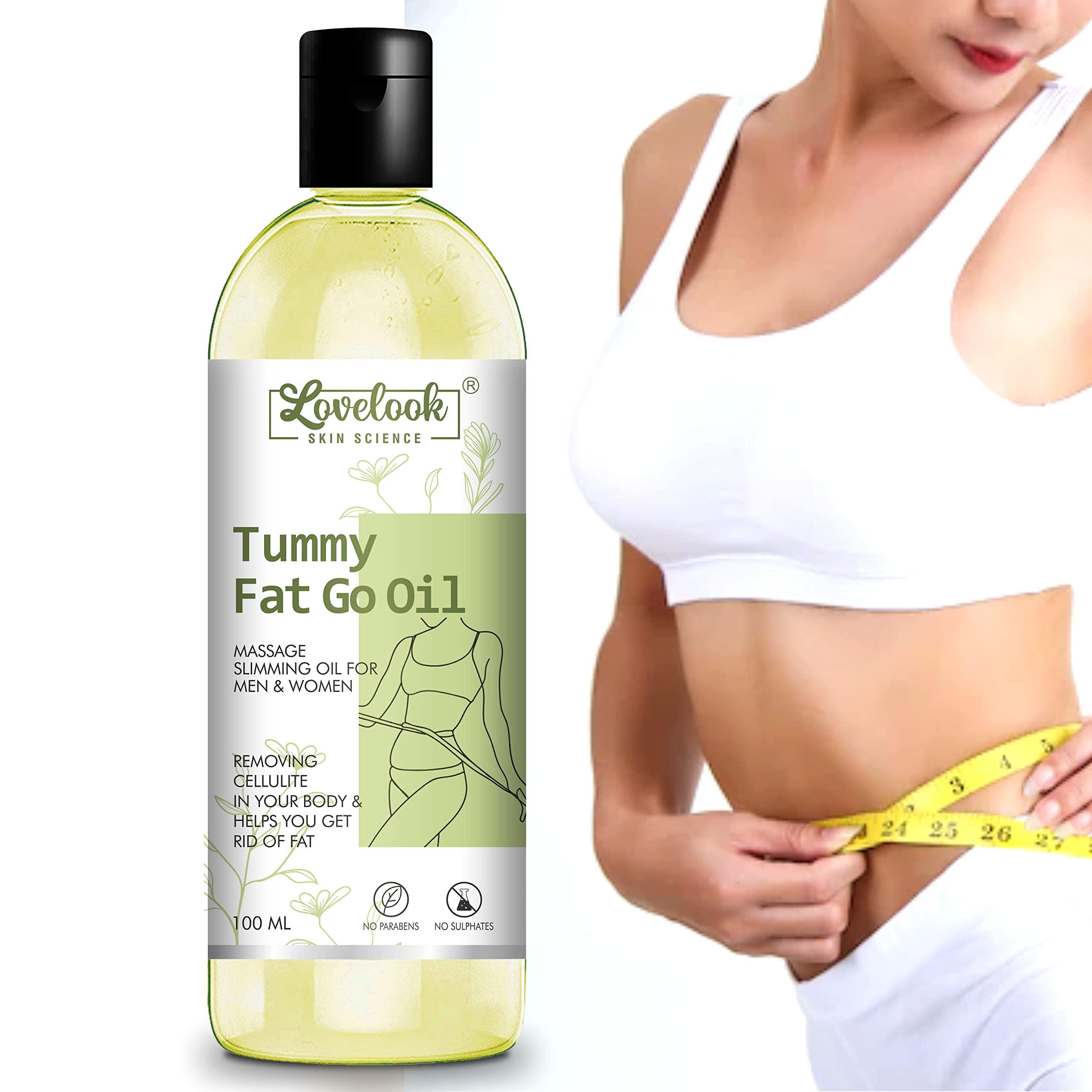 LOVELOOK Lovelook Tummy Fat Go Oil - Fat Burning, Body Fitness Slimming Oil for Men & Women (100 ml)