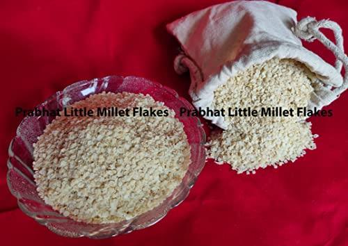 Prabhat Prabhat Millet Roasted Flakes Combo - Barnyard Millet Flakes, Browntop Millet Flakes, Foxtail Millet Flakes, Kodo Millet Flakes, Little Millet Flakes (200gm x 5 - 1Kg) | Breakfast Cereal