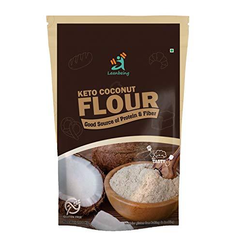 LEANBEING Leanbeing Keto Coconut Flour (1Kg) ( Ultra Low Carb Coconut Flour| Gluten Free | Coconut Powder