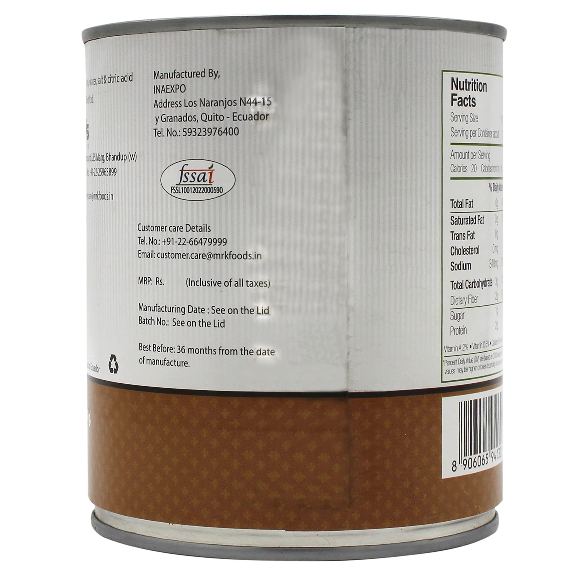 Freshos Freshos Hearts of Palm, 800 g, White & Brown, Medium