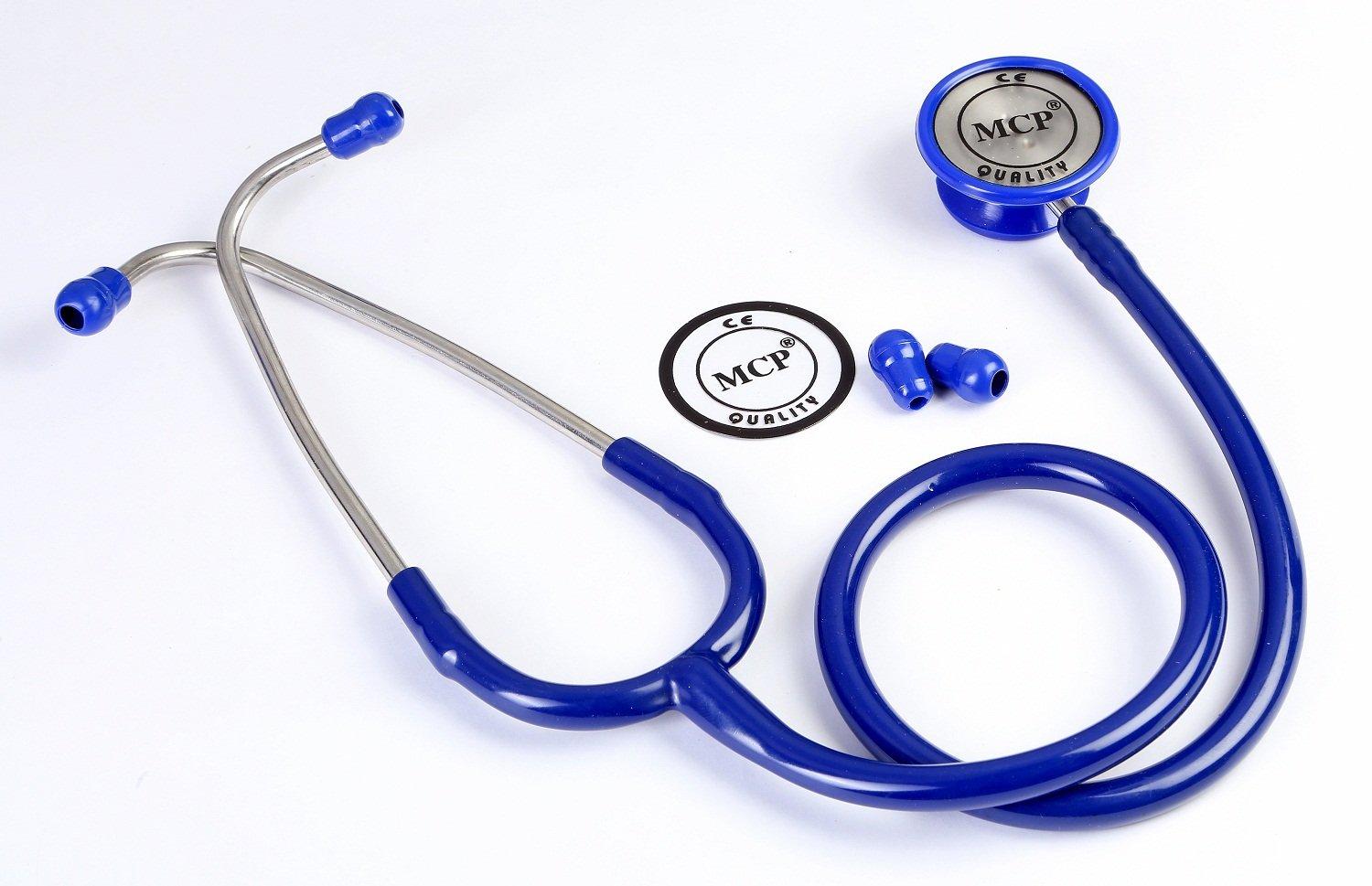 MCP MCP Classic SS Stethoscope Adult Stainless Steel Blue
