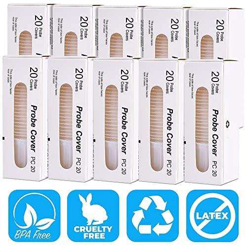 EssaUnica 200X Ear Thermometer Covers Lens Filters Refill Caps for All Braun ThermoScan Models, BPA Free and Disposable for Braun Thermoscan