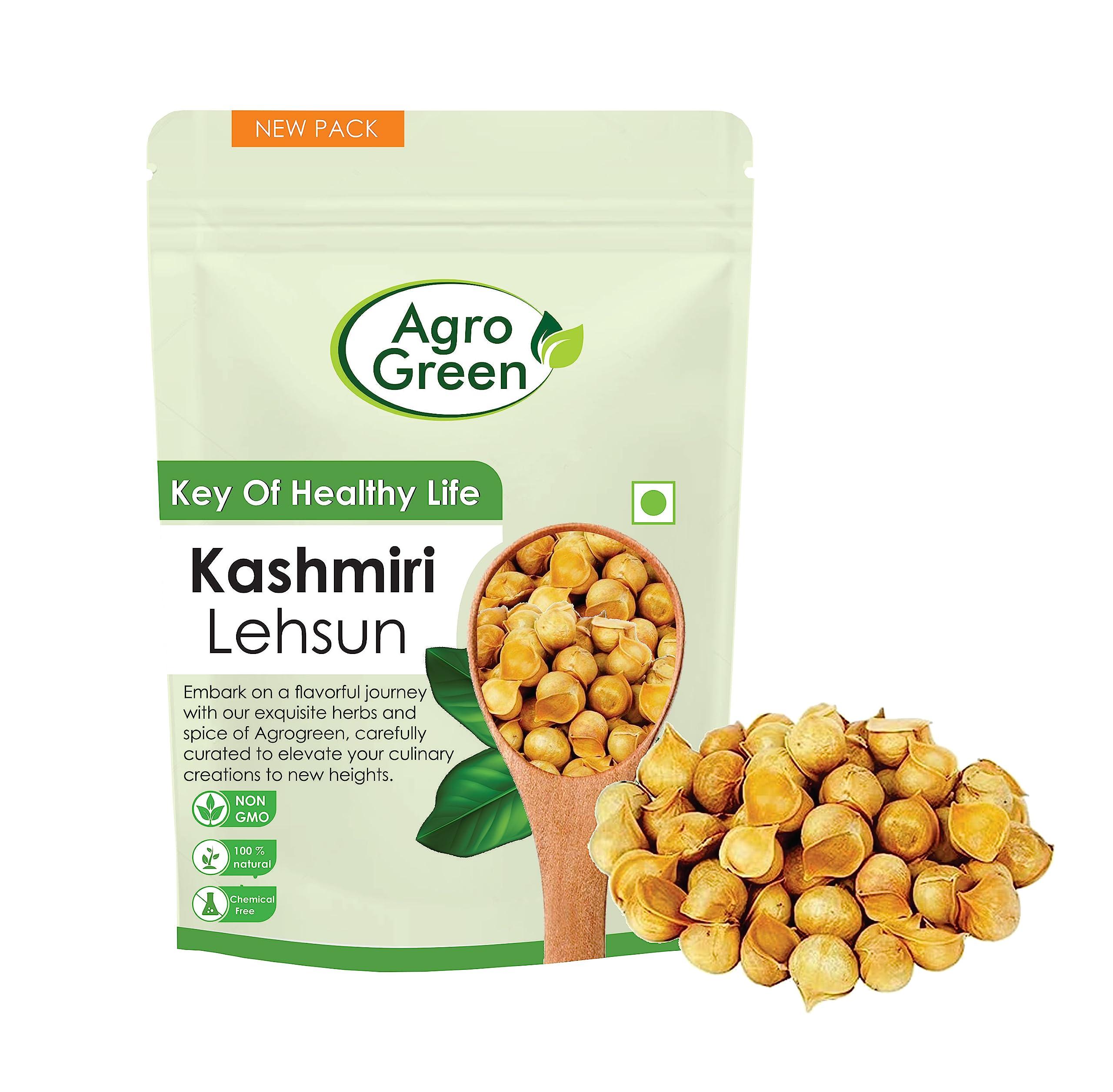 Agrogreen Agrogreen Kashmiri Garlic | kashmiri Lehsun Single Clove | Kashmiri Lassan | - (400 GM)