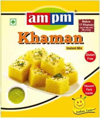 AM PM AM PM Instant Khaman Dhokla Ready Mix Pack of 2 400G