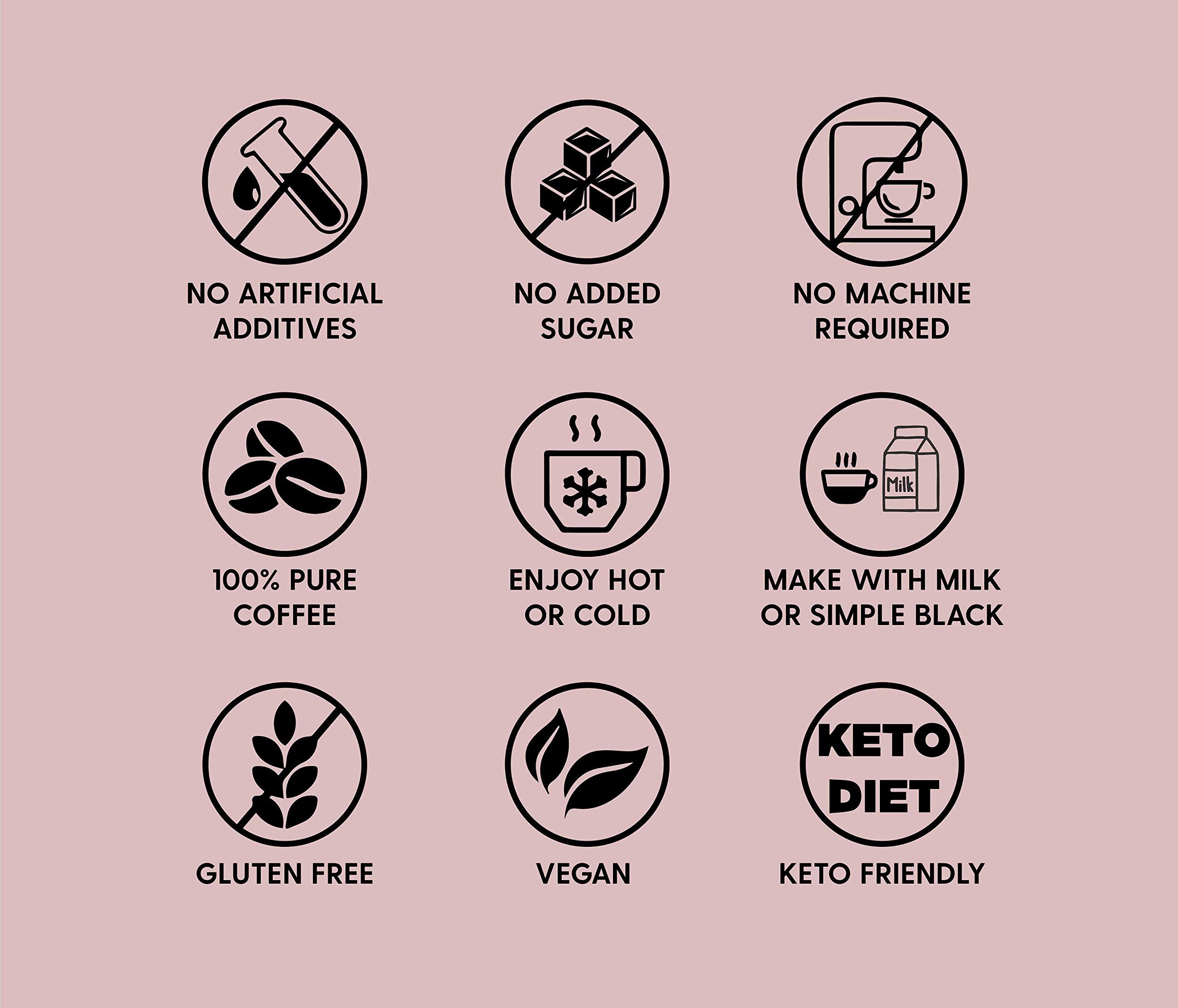 Country Bean Country Bean Original (Non-Flavoured) Instant Coffee Powder 100 Gram | Arabica, Freeze-Dried Coffee | No Added Sugar | Makes 50 Cups - Jar