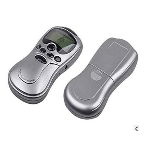 MICRONE MICRONE Digital Therapy Machine Full Body Massager Acupuncture Machine Electric Therapy Pulse Muscle Relax Massager & Meridian Meridian Therapy (4 Pads) Massager Digital Therapy Machine