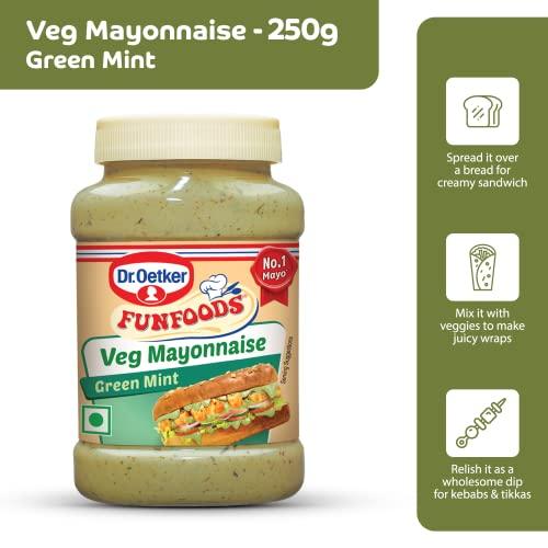 Dr. Oetker Funfoods Mayonnaise Green Mint, 250g