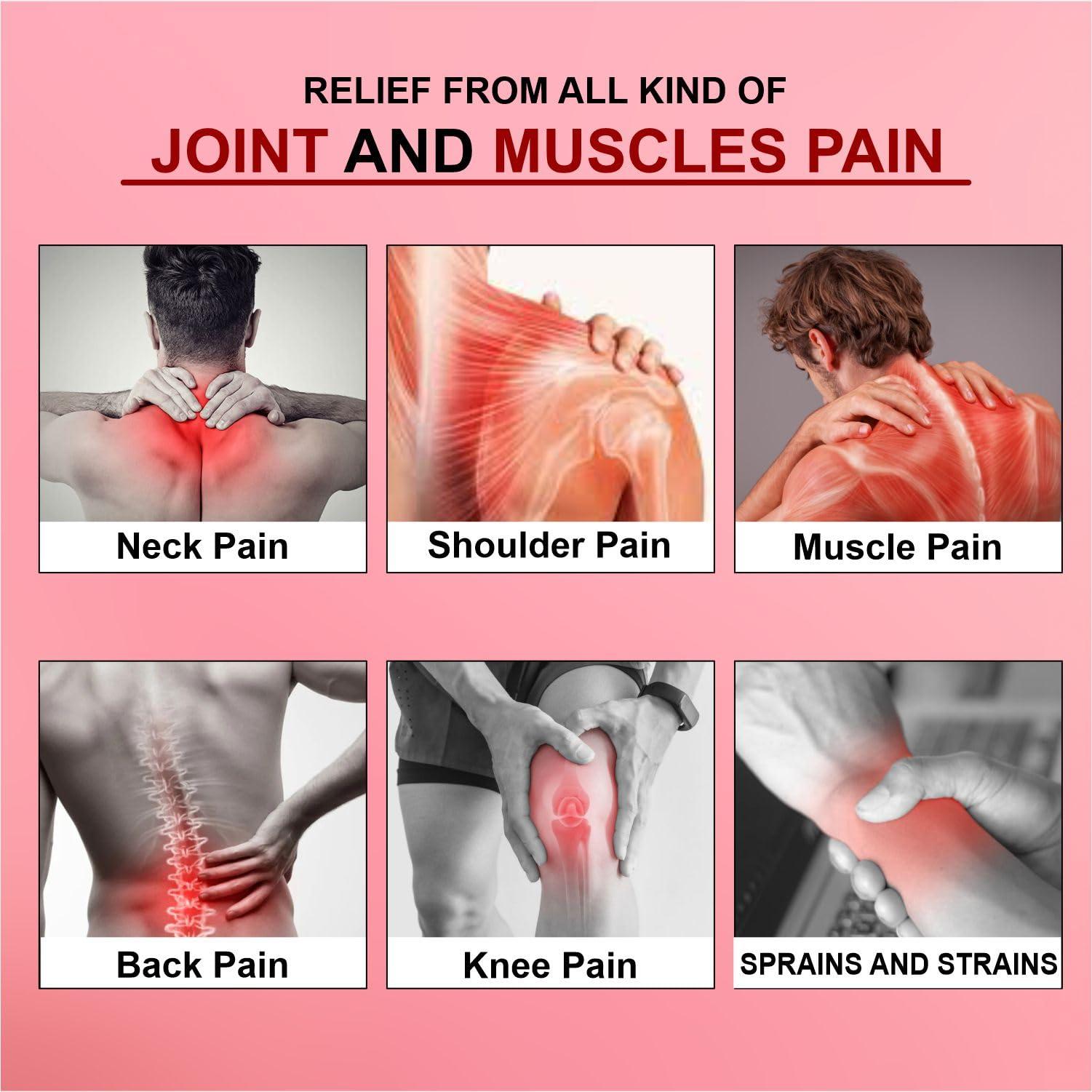 Generic Marcogesic Pain Relief Oil 60 ml (Pack of 2)| Damdar Non Stick Formula With Powerful Ingredients, Perfect For Joint, Muscle,Shoulder, Legs, Knee and Arthritis pain