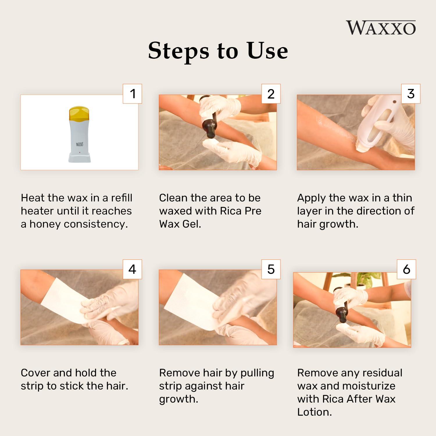 Waxxo Waxxo Women, Roll-On Depilatory Wax Heater - White | Fast Heating Capacity For 100Ml Hair Removal Refills
