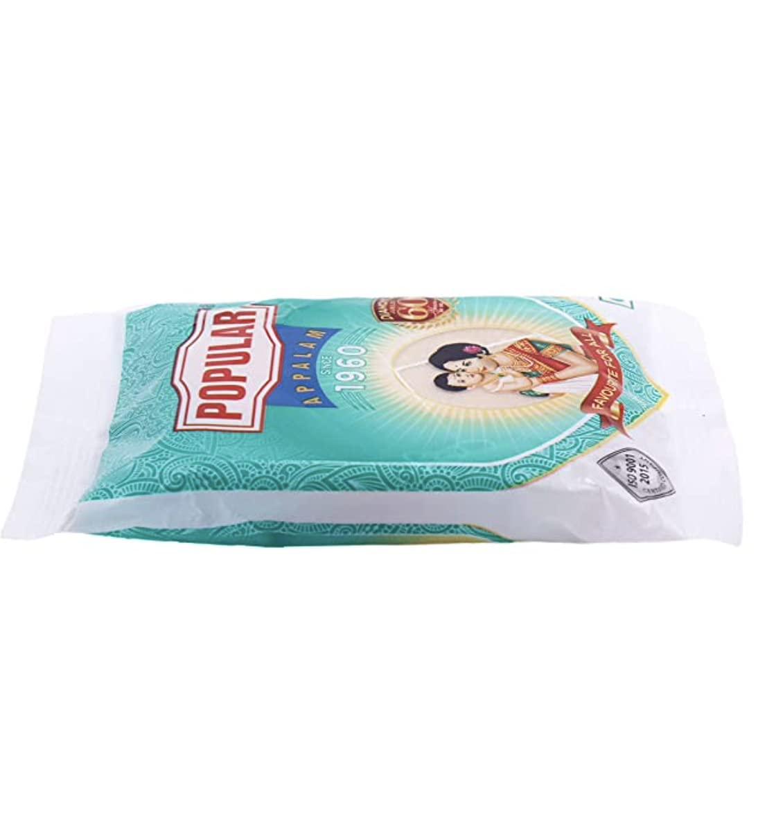 POPULAR APPALAM Popular Appalam- No.1 80G - 3 inches 400G Pack of 5
