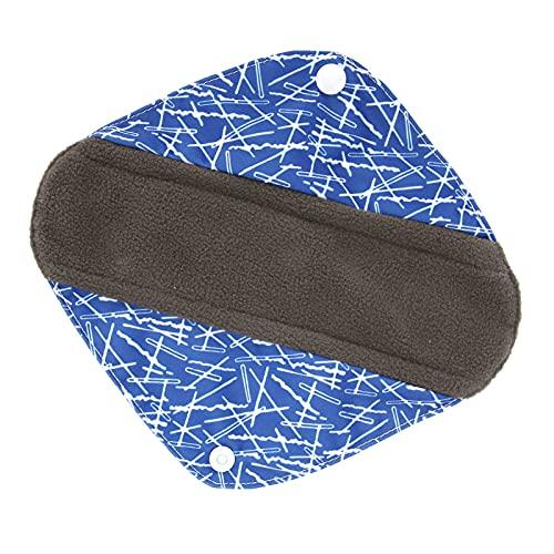 Jingyig Cloth Pad, Bamboo Charcoal Printed Cloth Menstrual Pads for Women for Women's Menstrual Period(L code)