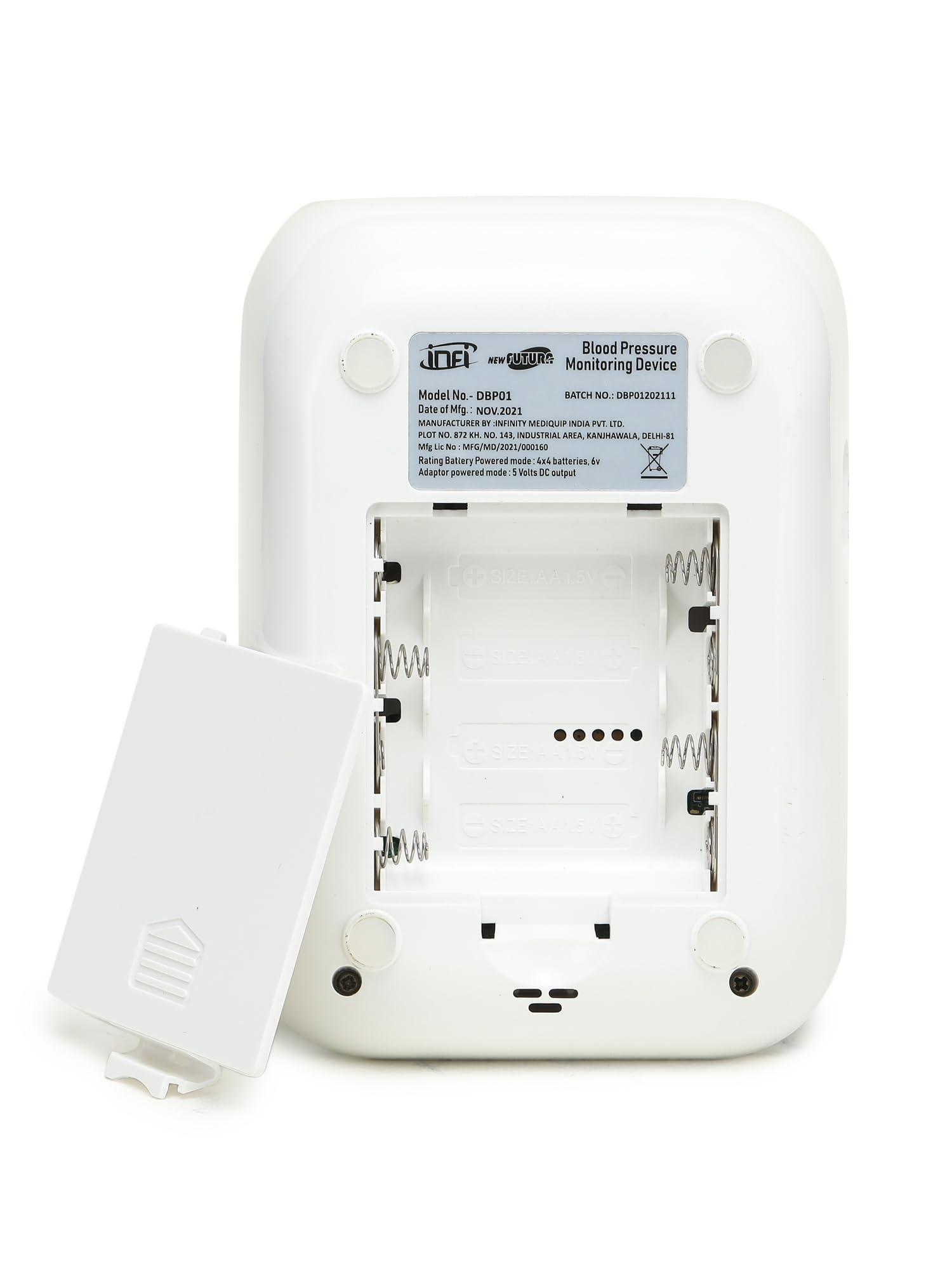 Infi INFI Digital Blood Pressure Monitor | Digital BP Monitor | Digital Blood Pressure Machine | Automatic BP Machine (DBP-03)